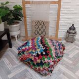 Pouf berbère fait main en laine 60 X 60 X 20 CM