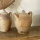 Jarre ancienne vintage en grès céramique terre cuite d'époque 19e
