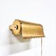 A pair of charming wall sconces/branches in brass with a star pattern, modern Scandinavian style.