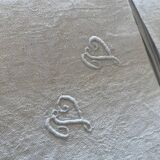 6 VV monogram napkins