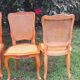 4 chaises cannées style Louis XV années 50