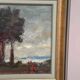 Original Swedish Oil on Panel – “Trees” by Cz – Signed – Vintage & Framed –
