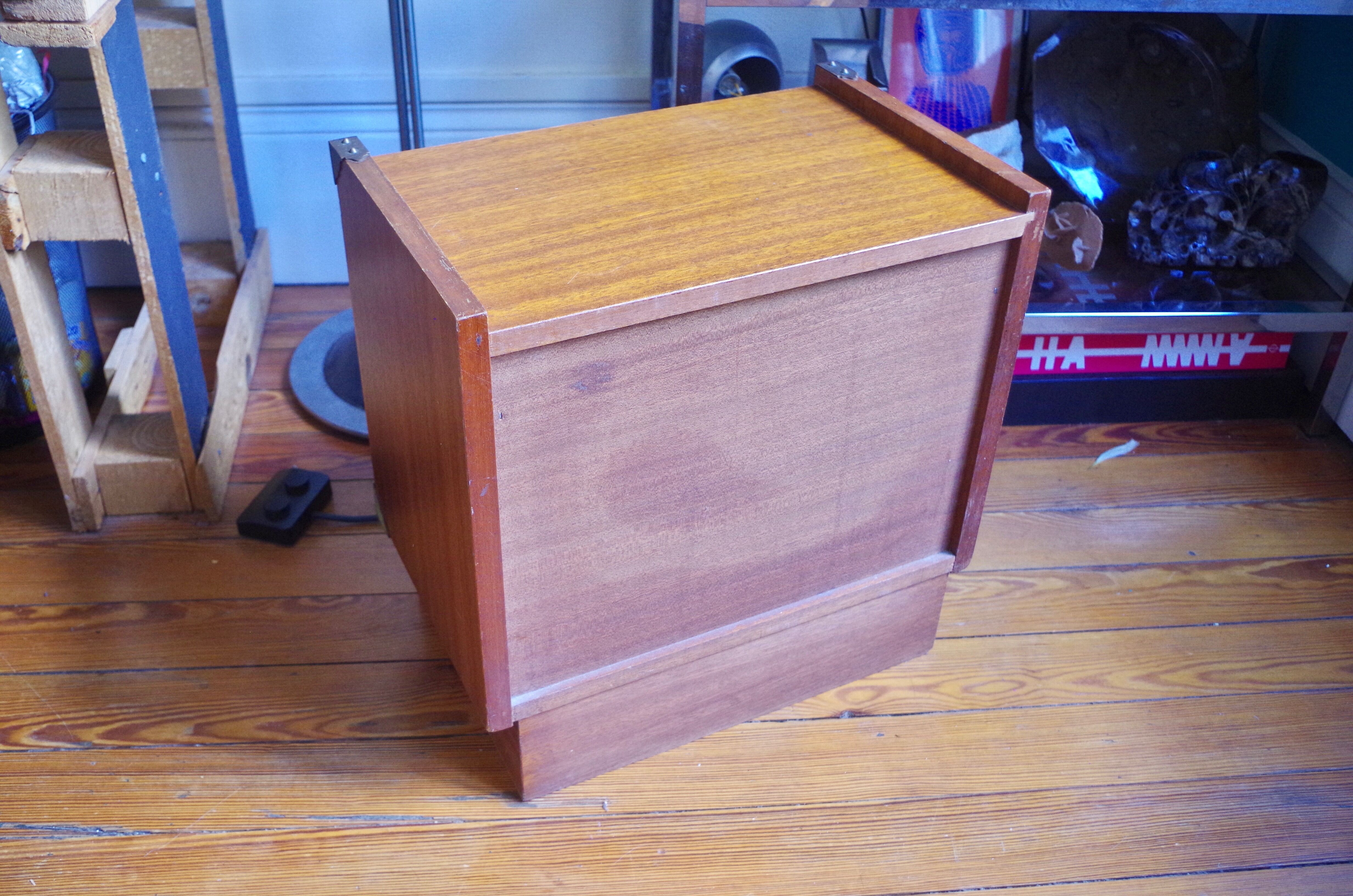 Vintage boat marine bedside table 70's