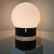 Mezzo Oracolo blue/grey lamp by Gae Aulenti for Artemide, 1960s