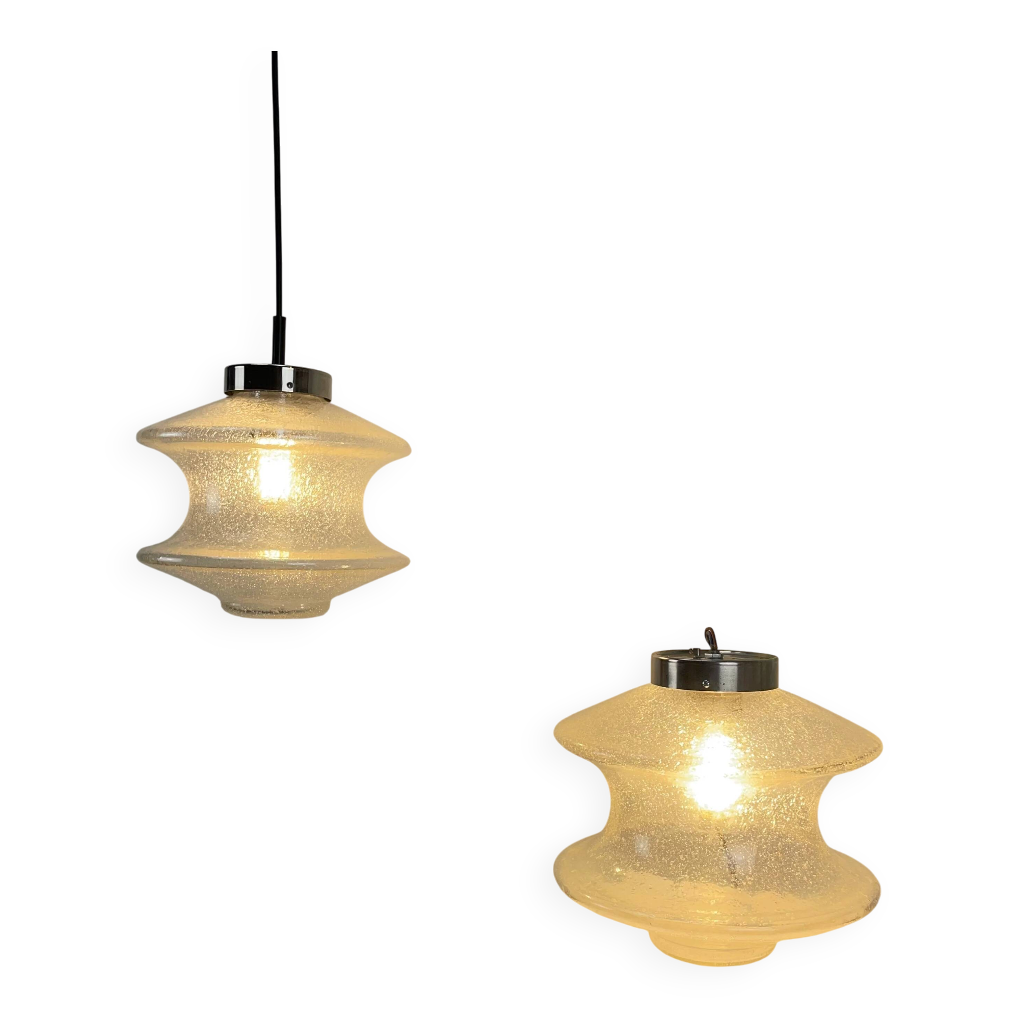 Suspension and ceiling light 'MEERPAAL' B-1048 by Raak Amsterdam 1960