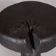 Solid wood sculptural side table, original contemporary design, logniture