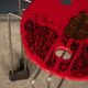 Paire de tables 'design poisson' de la série triple play, gaetano pesce