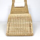 Rattan lounge chair