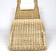 Chaise longue en rotin