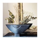 Vase soliflore noir mat