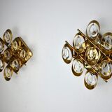 Pair of wall lamps Oscar Torlasco, Italy, 1970