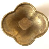 Brass vase with foot