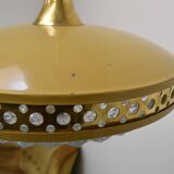 1970s Space Age Metal Pendant by LUDIB Bratislava