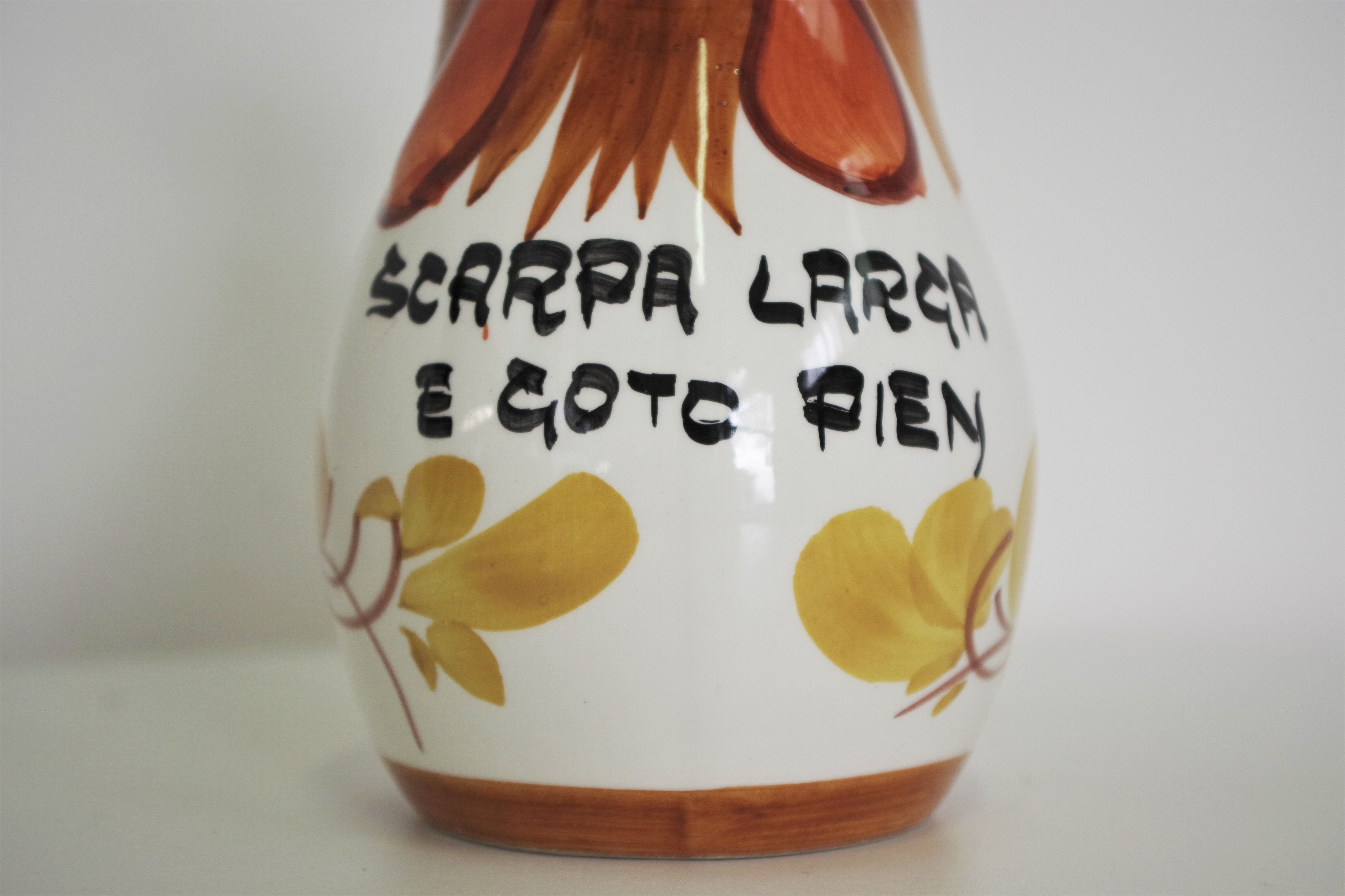 Pitcher in the shape of Bassano's rooster, 1970