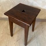 Oak workshop stool