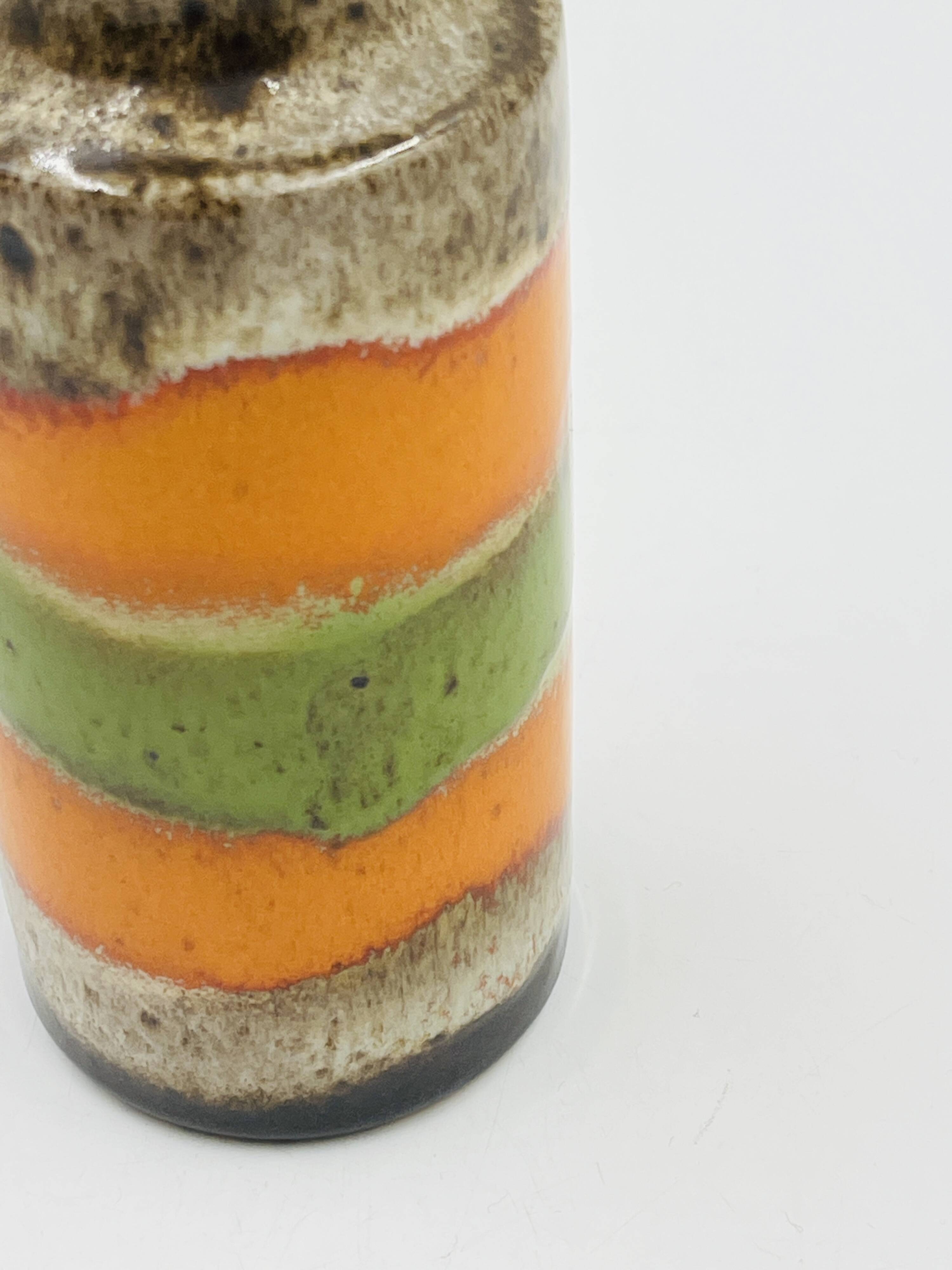 Vase from West Germany with a pop design.
