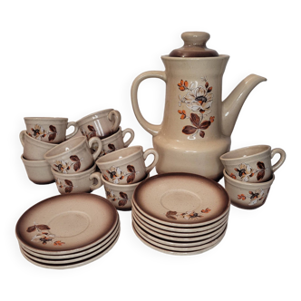 Coffee and tea service St Amand 1713 "Eglantine" - 25 pieces