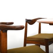 Rare Cowhorn Chairs / Table-Set by Svend Aage Madsen