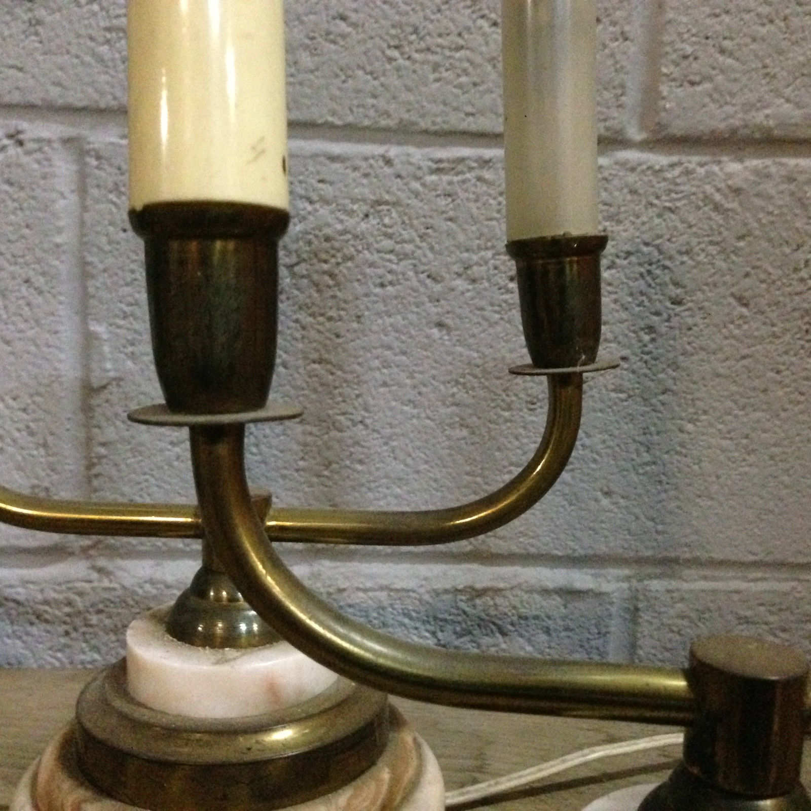 Pair of art deco candlesticks