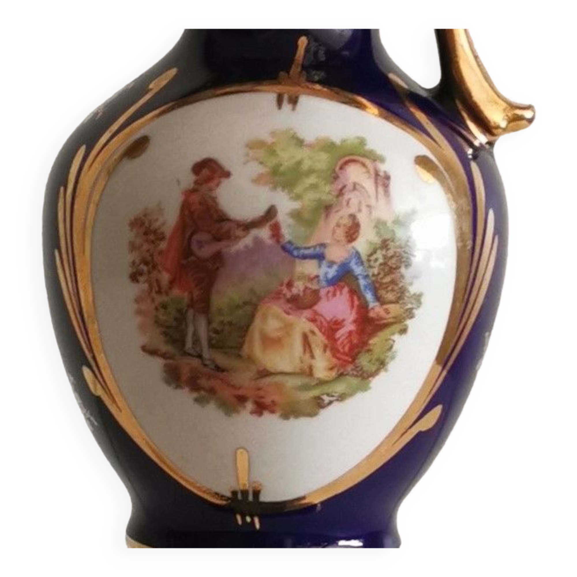 French porcelain vase