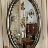 Oval mirror 1970s Deknudt