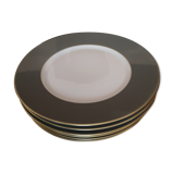 6 plates mouse grey limoges legle under the sun