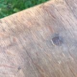 Pair of Louis XIII oak stools