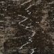 5x9 handmade  brown vintage rug 149x269cm