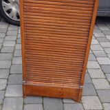 Old cabinet wooden curtain binder