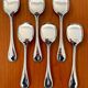 Christofle pearls, 6 ice cream spoons, sorbet, new condition