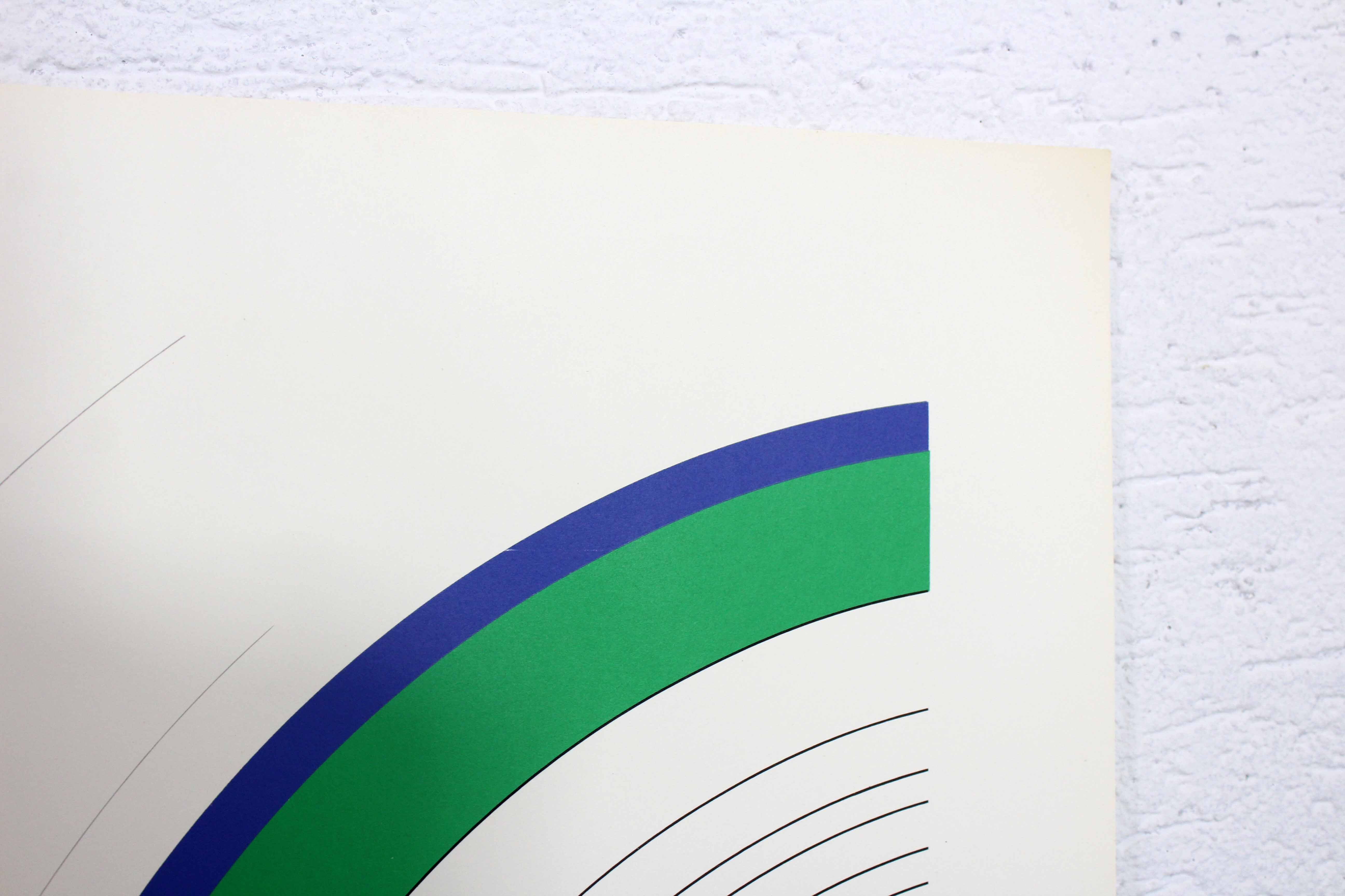 Space Age print by Johannes Burla entitled "rotating plastic"