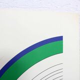 Space Age print by Johannes Burla entitled "rotating plastic"