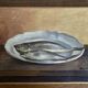 Modernist still life Fish on a plate, René Durey 1943