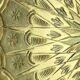 Vintage oriental plate in brass