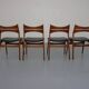 Teak Model 310 Dining Chairs by Erik Buch for Chr. Christensen, Denmark, 1960s, Set of 4