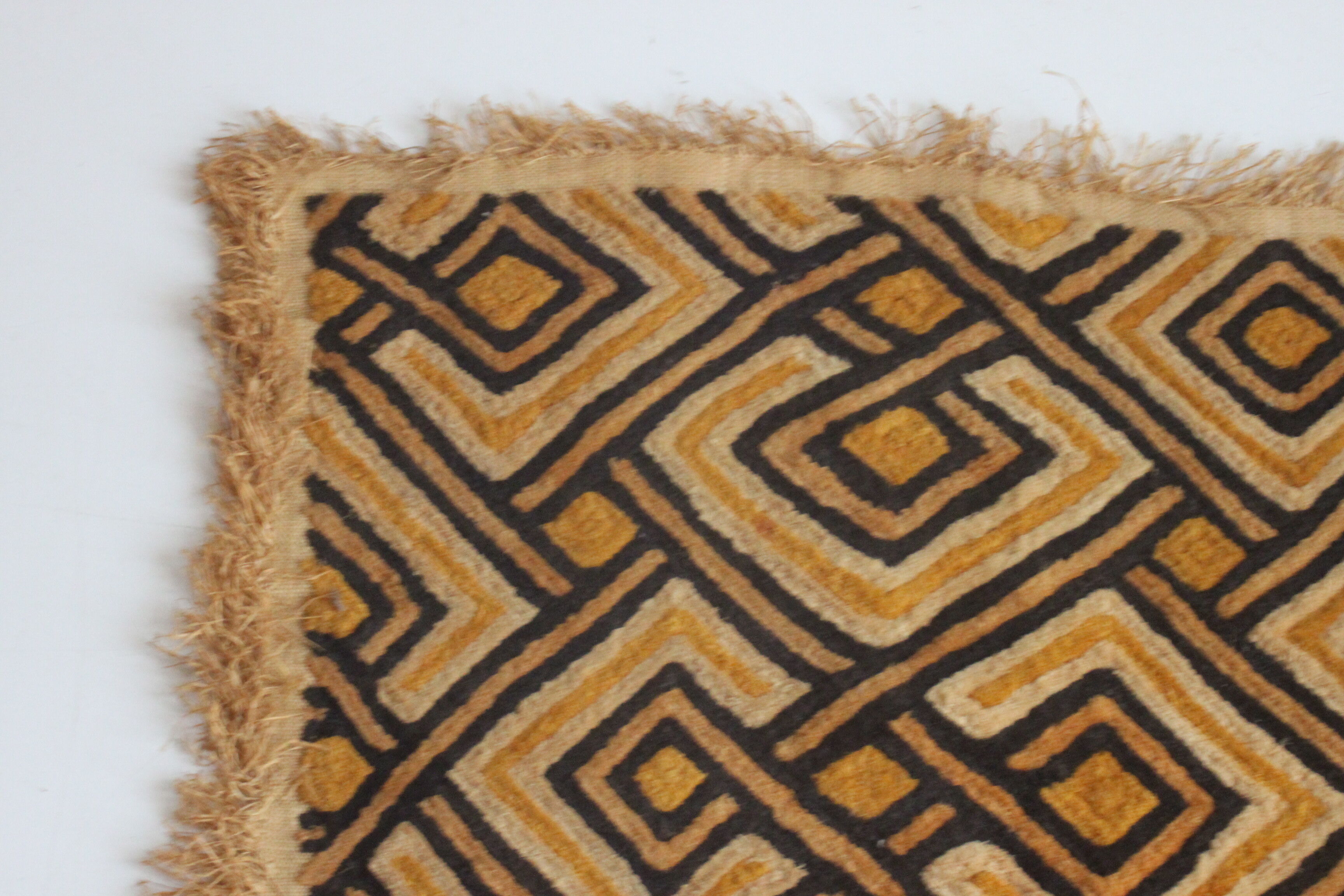 Shoowa rug, velours du Kasaï, Congo 1960s.