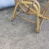 Adult wicker armchair