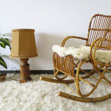 Rattan rocking chair