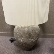 Old jar lamp