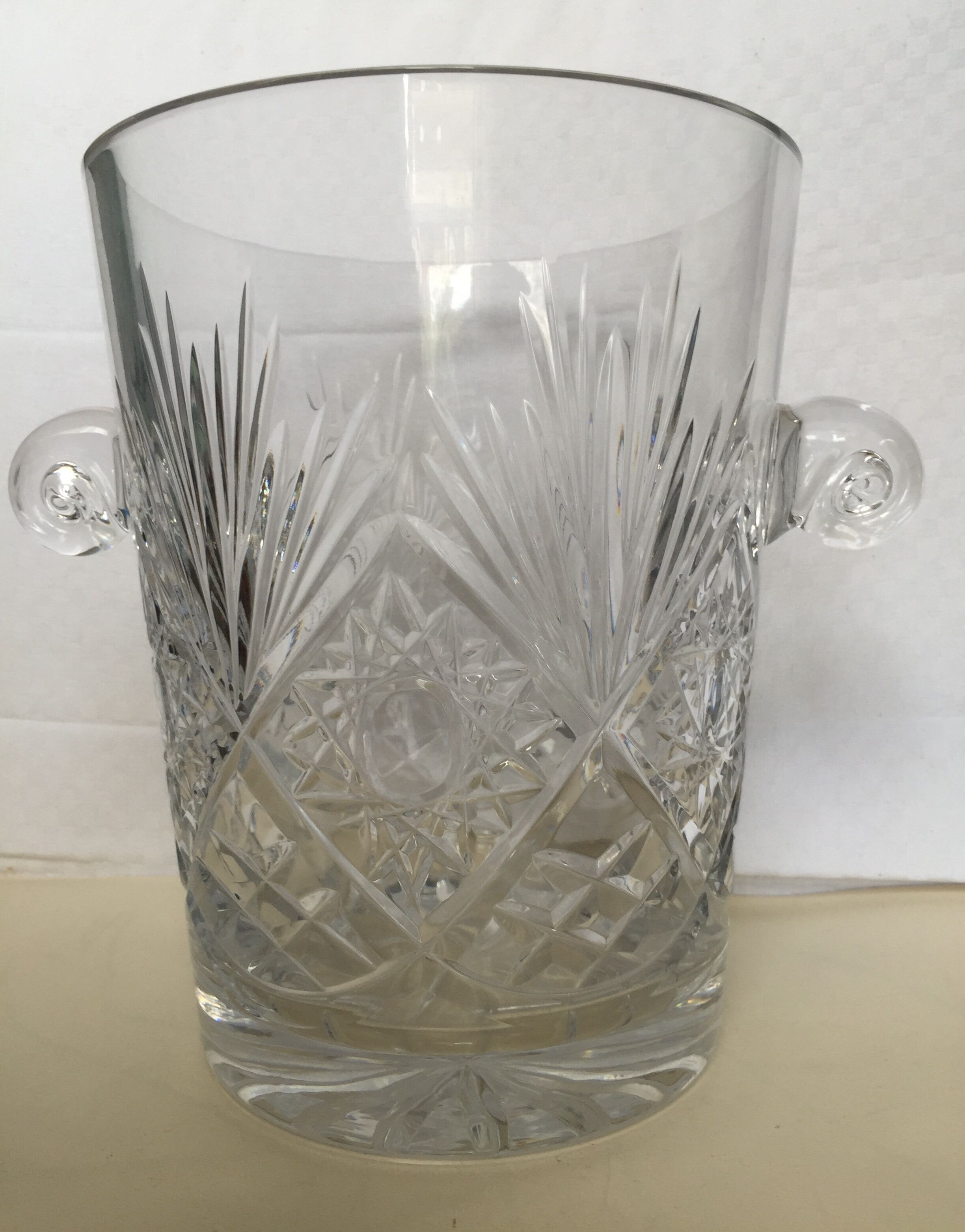 Baccarat crystal champagne service