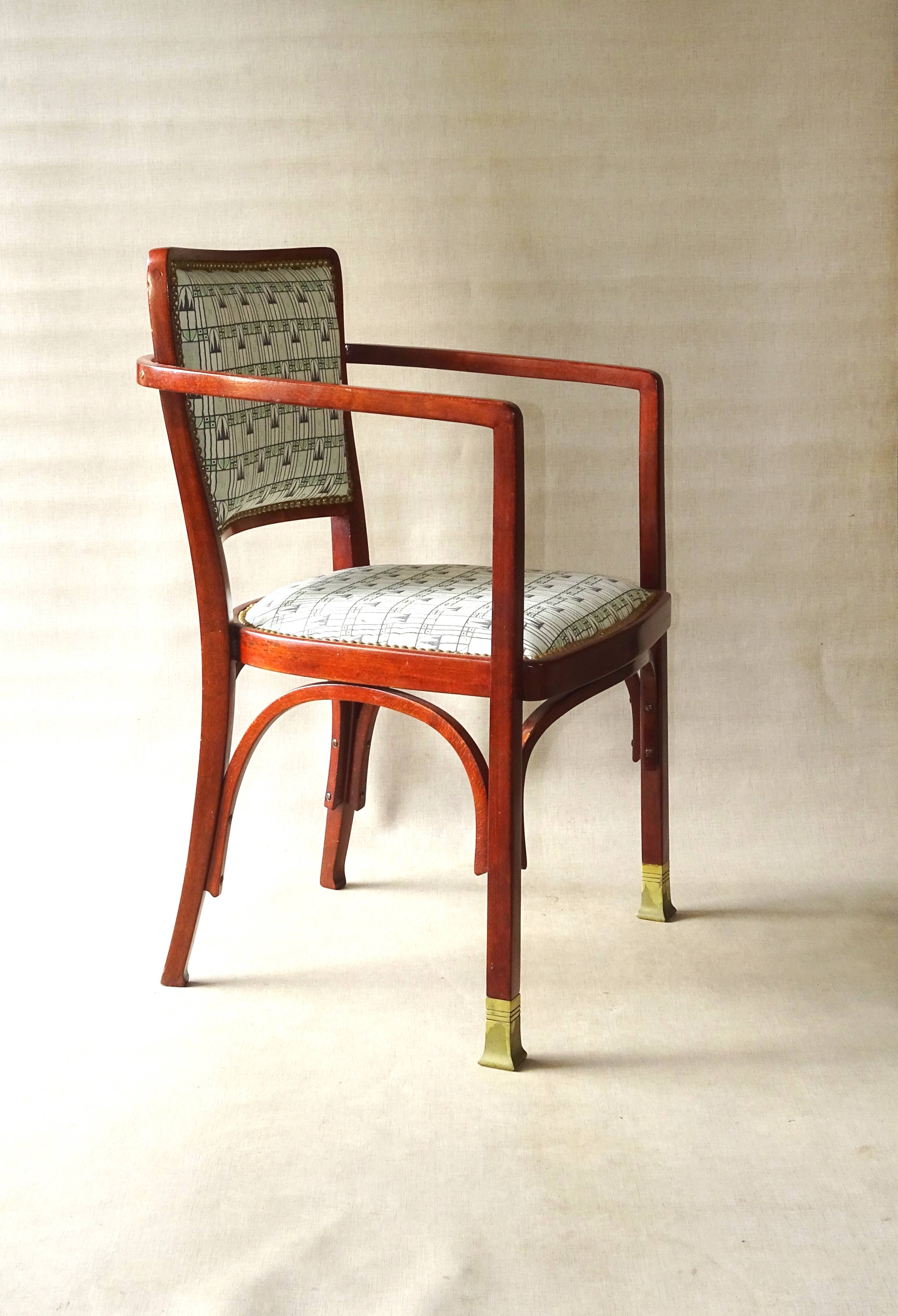 Kohn Armchair No. 719, Vienna Secession 1905 (Siegel /Moser)
