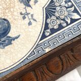 Gien birds iron earthenware trivet