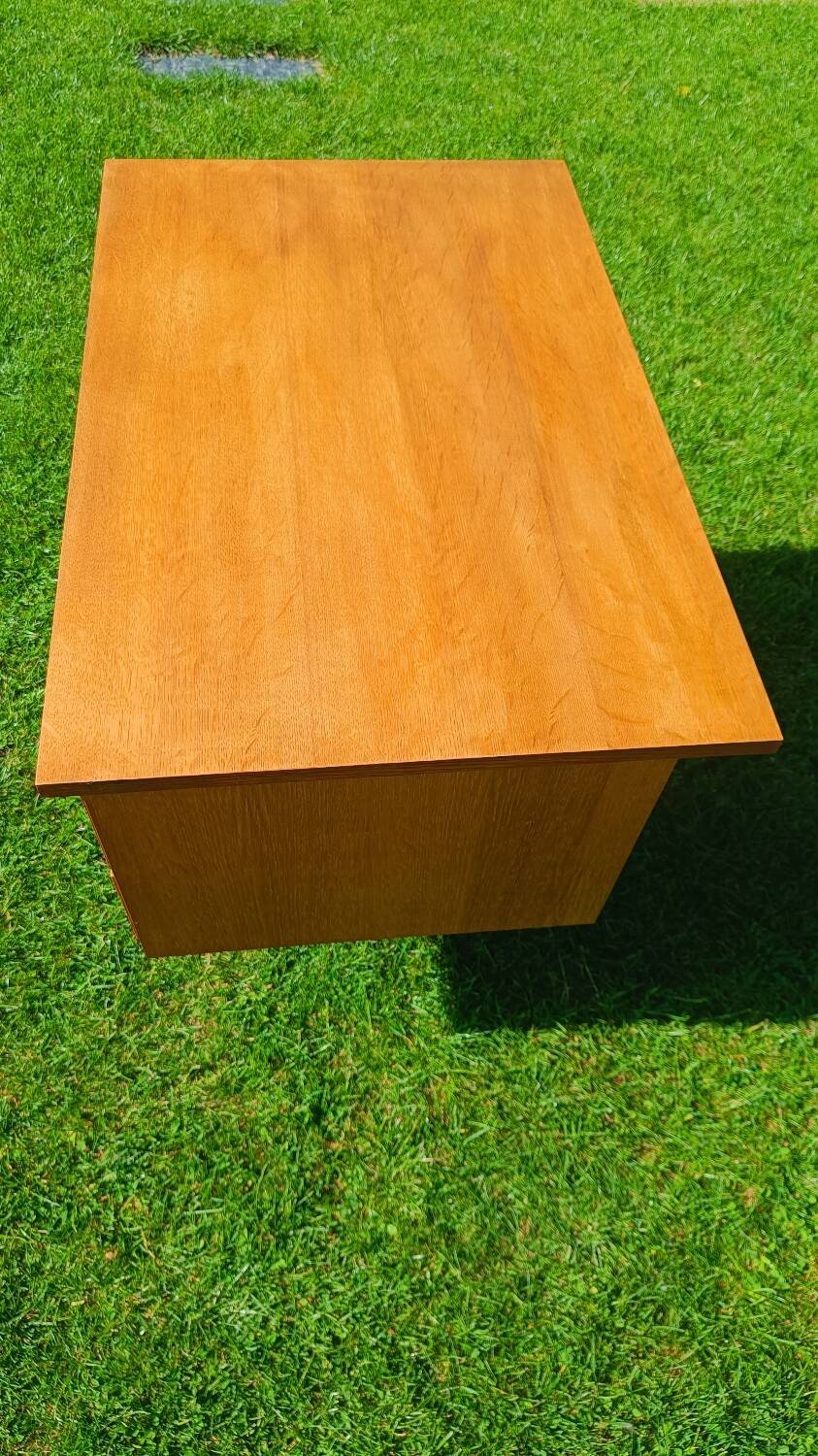 Mid-century desk from the 60s, compass legs