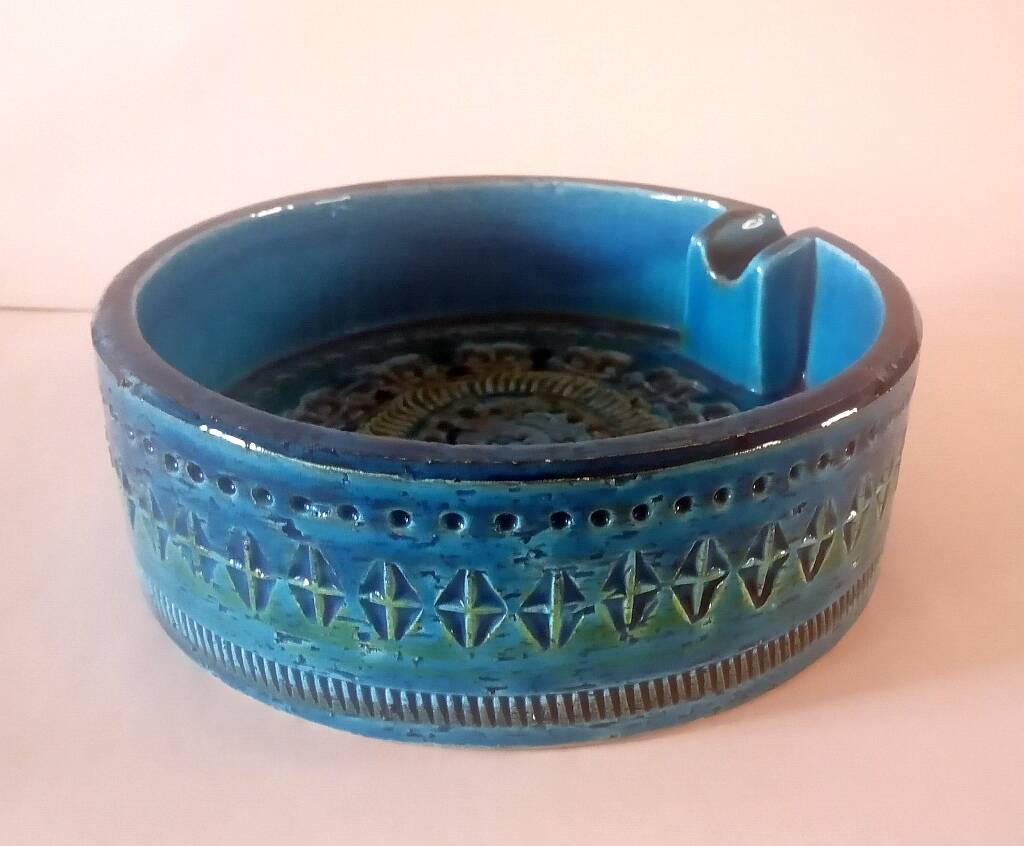 Cendrier italien Bitossi Rimini Blu