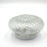 Molded glass ceiling lamp