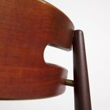 MK9079 Model 178 teak dining chairs, Johannes Andersen for Bramin, Set of 6