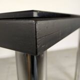 Vintage chrome square table