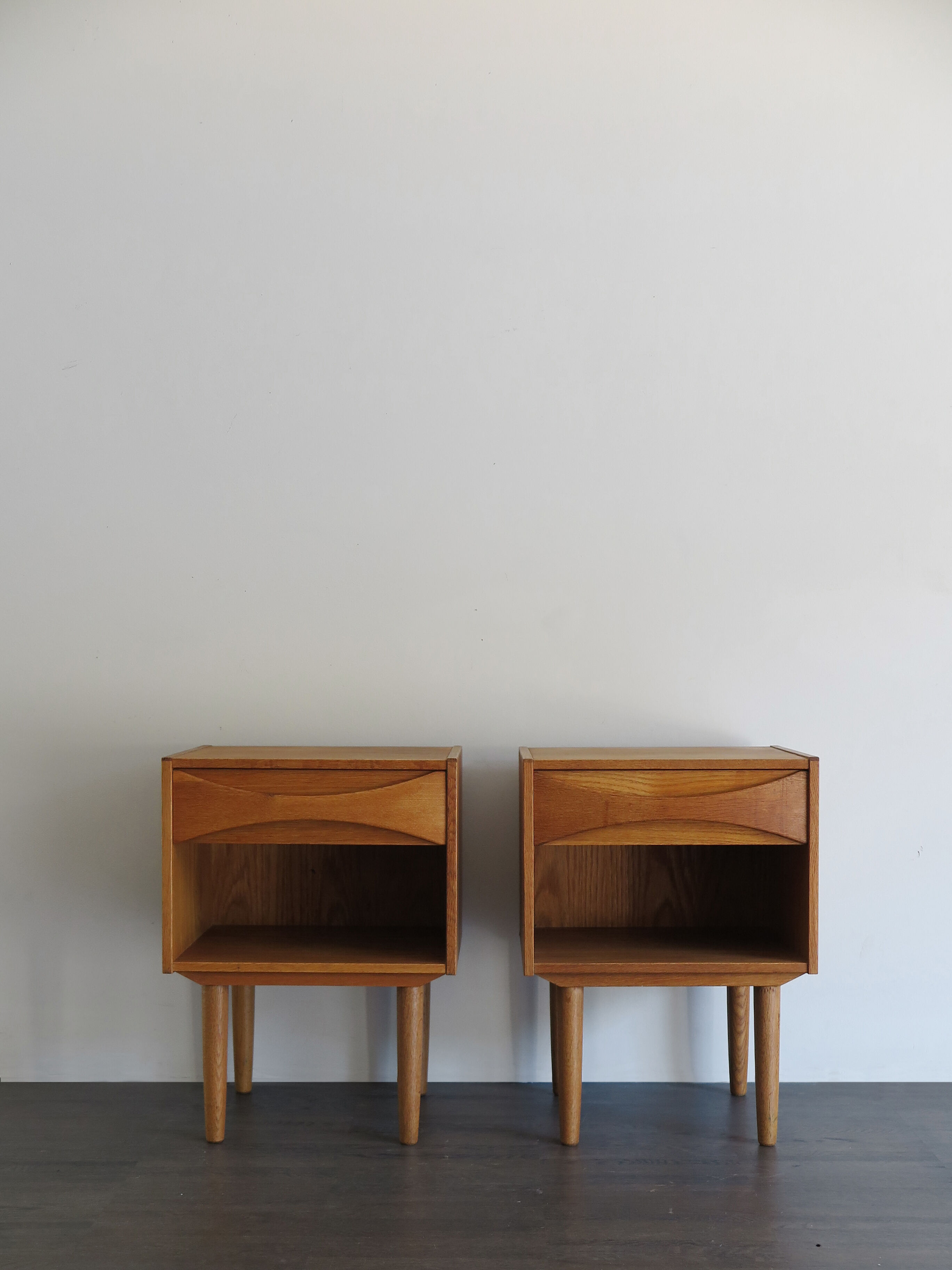 Arne Vodder set of scandinavian night stands, 1950s