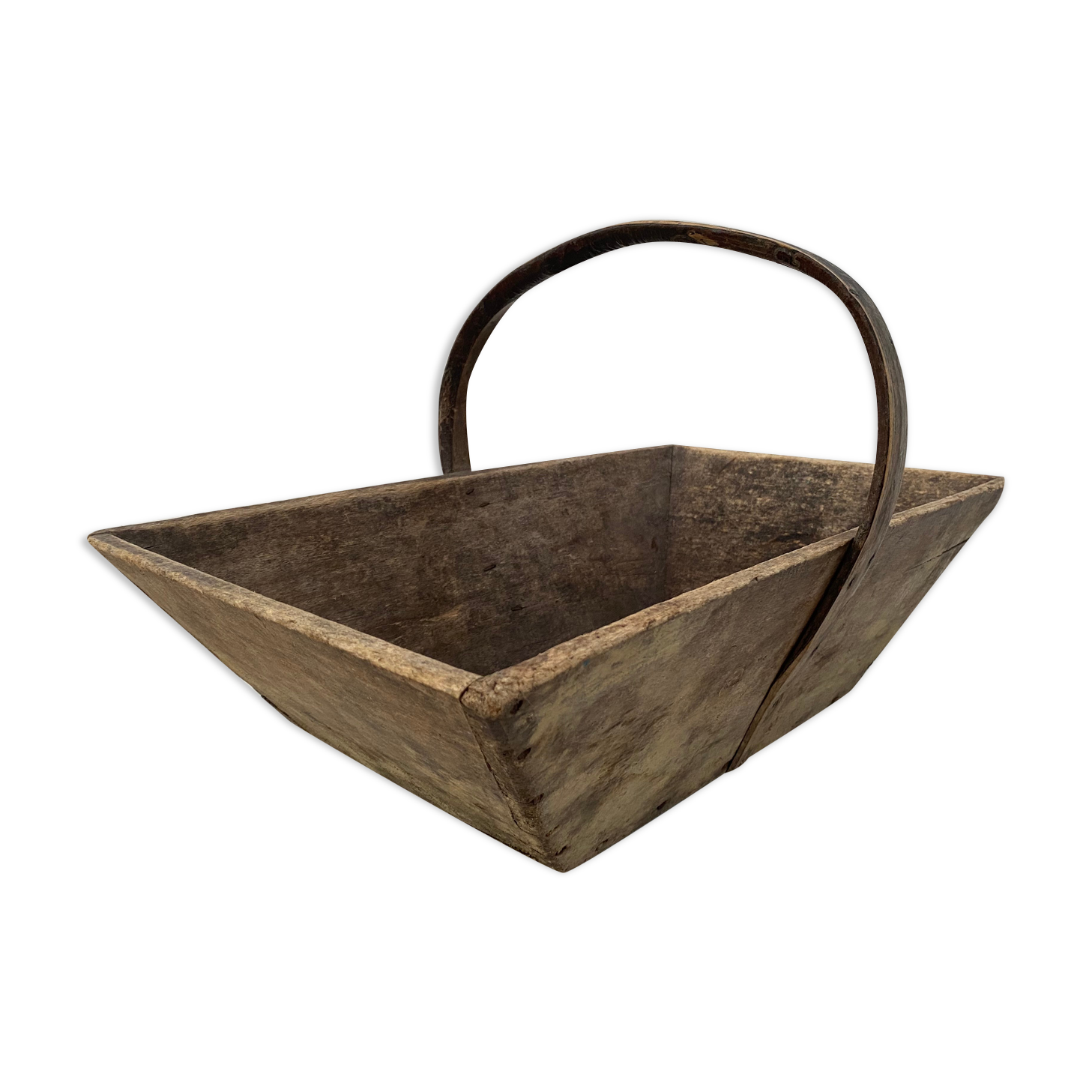 Wooden basket XL oléron fishing bucket