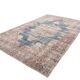 Faded Navy Blue Classic Vintage Persian Rug, 202x323 Cm